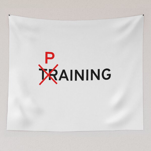 Item preview, Paining instead of Training – Sarcastic Fitness Joke Gym Pun designed and sold by plumpjose.