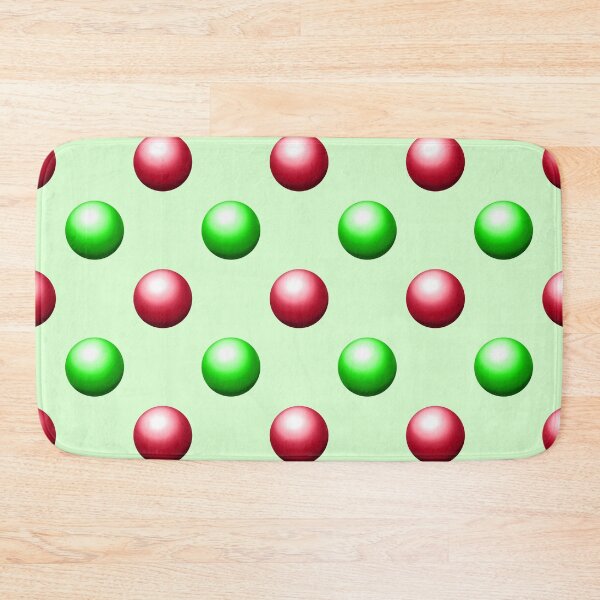 Item preview, Red and Green Christmas Chrome Balls designed and sold by KelseyLovelle.