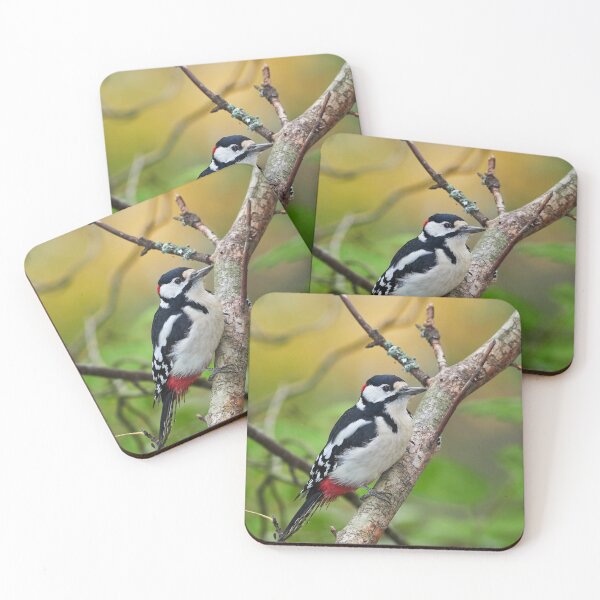 Item preview, Great spotted woodpecker and the colors of the fall designed and sold by Jouko Lehto Photography.