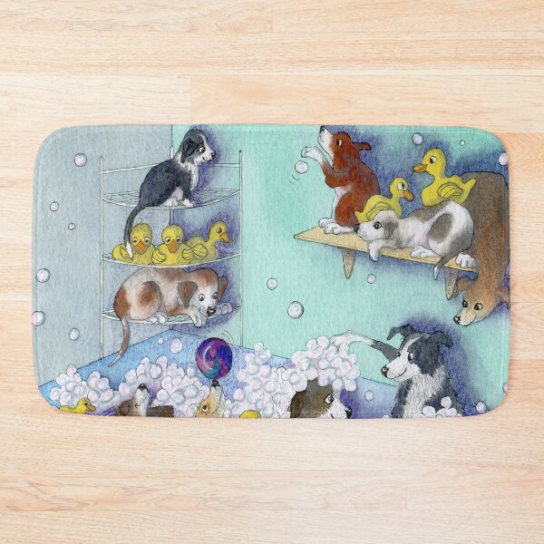 Item preview, Bubble Bath - Pups and Ducks designed and sold by SusanAlisonArt.