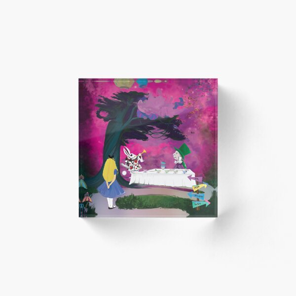 Alice in Wonderland Acrylic Block