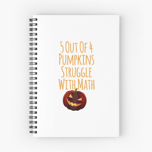 Item preview, 5 Out Of 4 Pumpkins Struggle With Math Paranormal Halloween  designed and sold by at85productions.