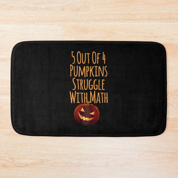 Item preview, 5 Out Of 4 Pumpkins Struggle With Math Paranormal Halloween  designed and sold by at85productions.