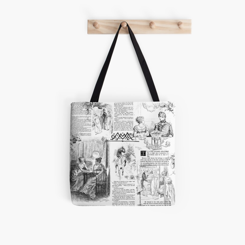 Pride and Prejudice - Pages Tote Bag