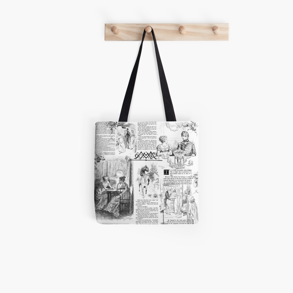Pride and Prejudice - Pages Tote Bag