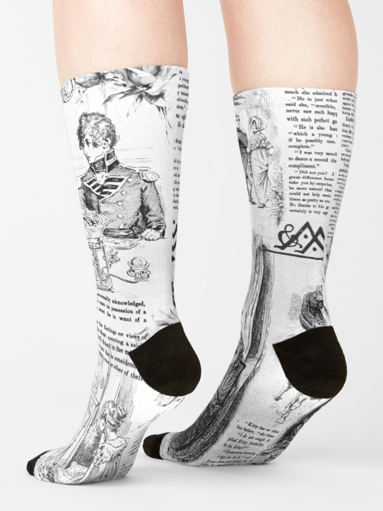 Alternate view of Pride and Prejudice - Pages Socks