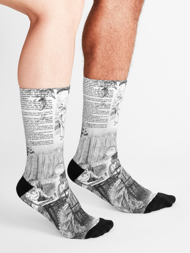 Alternate view of Pride and Prejudice - Pages Socks