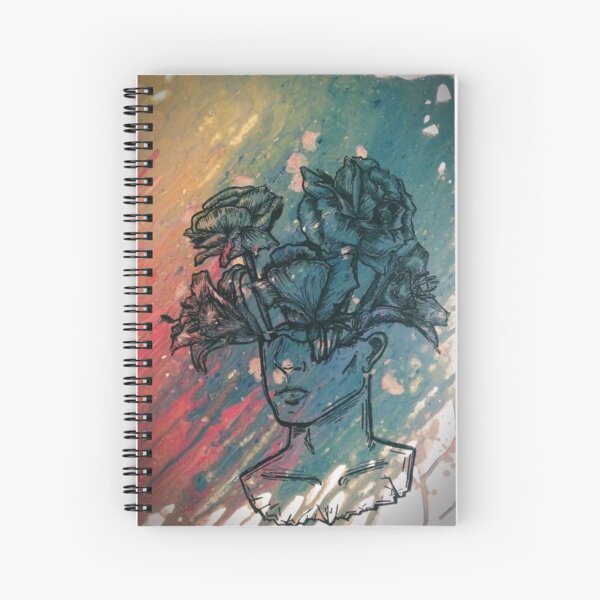 empty mind, colorful find Spiral Notebook