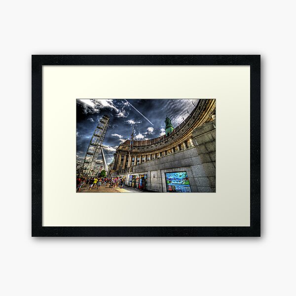 Sea Life London Aquarium & London Eye Framed Art Print