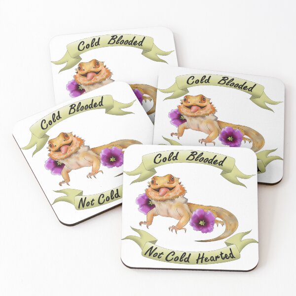 Item preview, Bearded Dragon - Cold Blooded not Cold Hearted designed and sold by Drago Digital Studios.