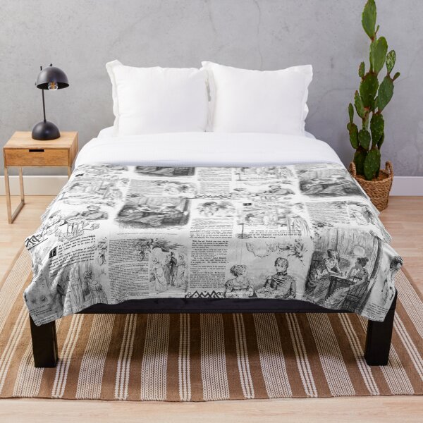 Pride and Prejudice - Pages Throw Blanket