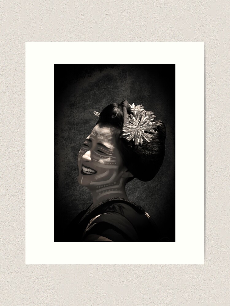 Impression artistique 'Ethnic crisis of a Maiko ;-)' : autre vue