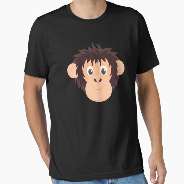 Vista previa del artículo con la obra «Monkey Monkey Party Kids Funny Animal Pet Lover Zoo», diseñado y vendido por MooonTees.