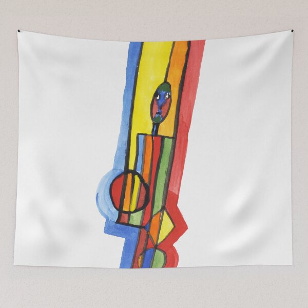 Item preview, Man with Colorful Geometry designed and sold by Istvan Ocztos.
