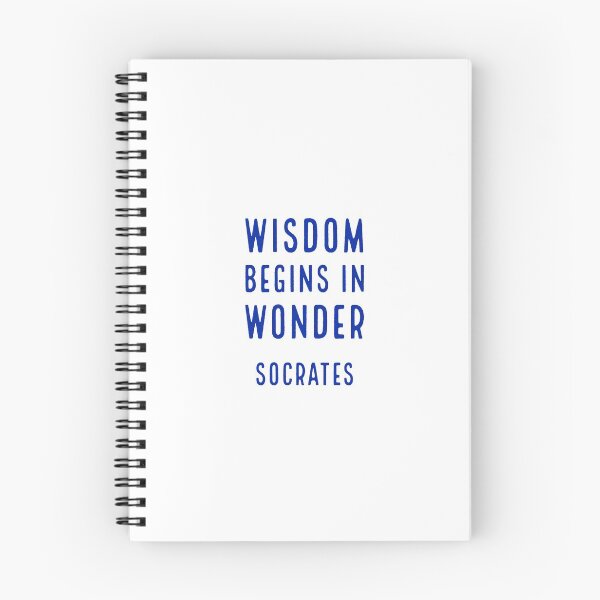 Item preview, Wisdom begins in wonder - Socrates quotes designed and sold by Inspirationmotivation.