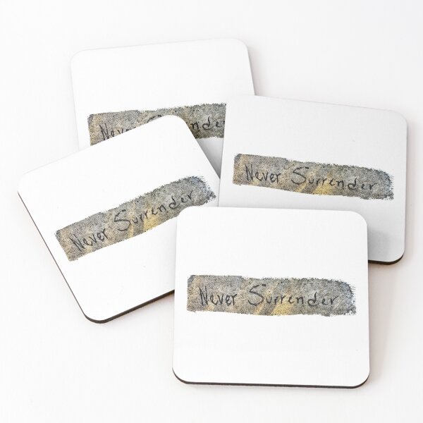 Item preview, NEVER SURRENDER designed and sold by Val Goretsky.