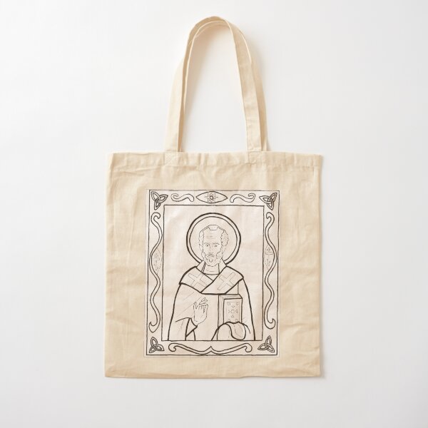Traditional Saint Nicholas Cotton Tote Bag