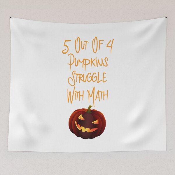 Item preview, 5 Out Of 4 Pumpkins Struggle With Math Halloween School designed and sold by at85productions.