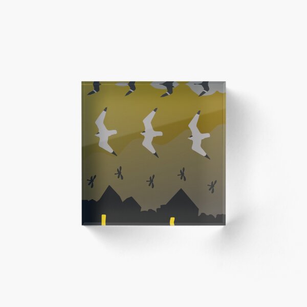 Franklin Gulls Acrylic Block
