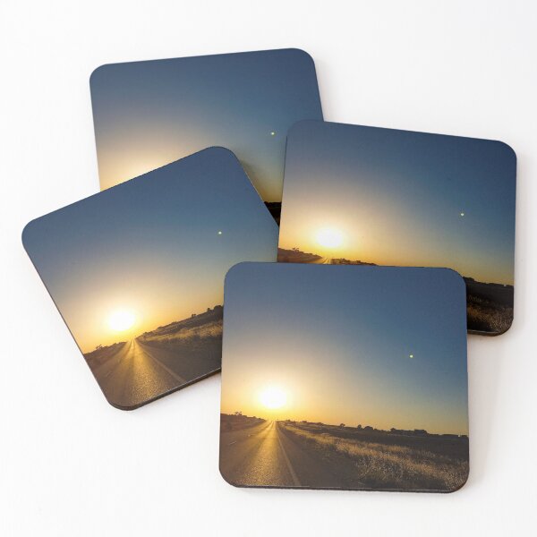 Item preview, Sunset on the highway in Castilla-La Mancha designed and sold by Maestroedems.