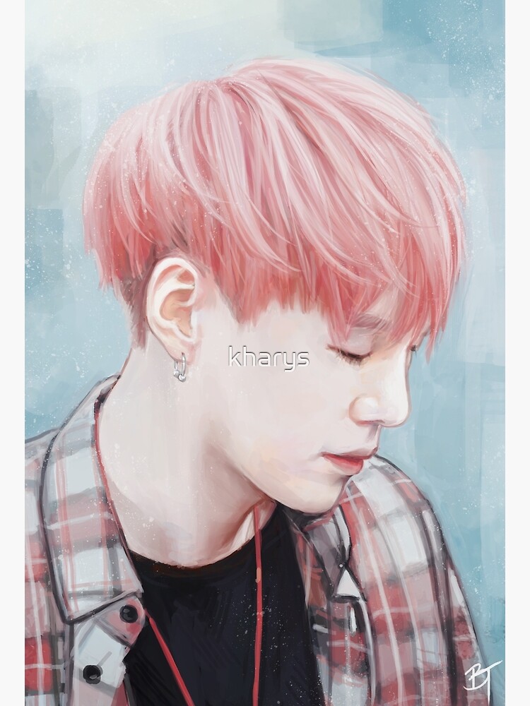 Fluffy Pink Yoongi by kharys