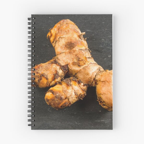 Item preview, Turmeric root on dark slate background designed and sold by Andy Chisholm.