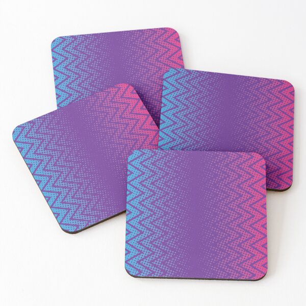 Item preview, Purple Zig Zag Halftone designed and sold by Zethinova.