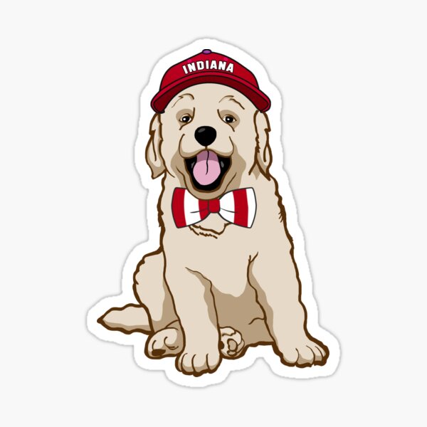 Indiana Pup Sticker