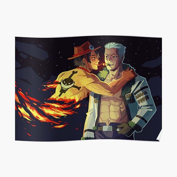 Ace Smoker One Piece Poster By Anyanp Redbubble