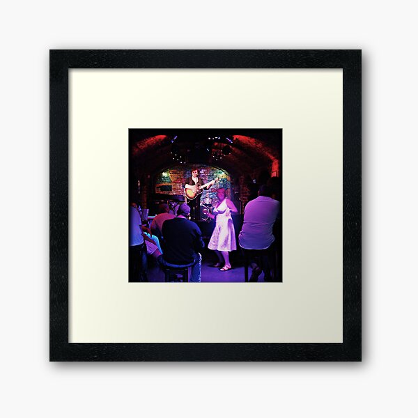 But She Loves To Dance Alone Framed Art Print