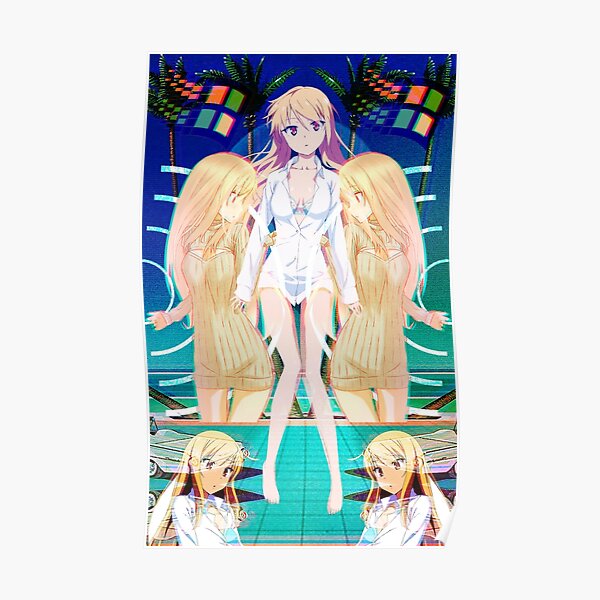 Shiina Vaporwave Poster