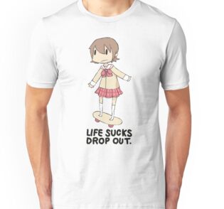 life sucks drop out" Unisex T-Shirt by 4wex | Redbubble