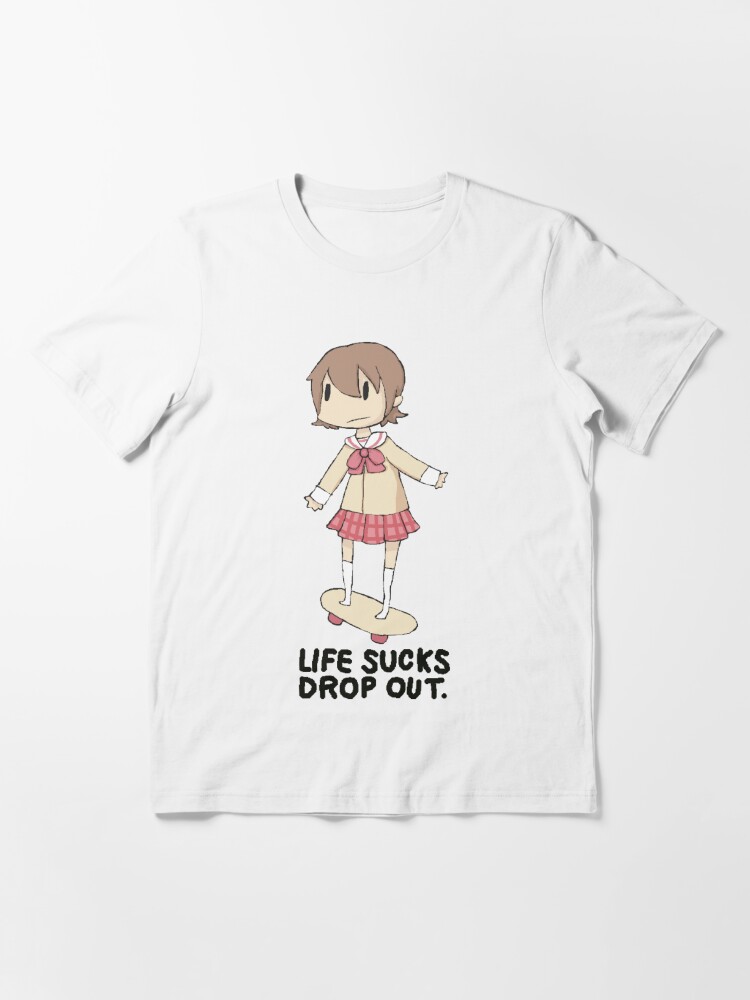  Womens Anime sucks V-Neck T-Shirt : Clothing, Shoes