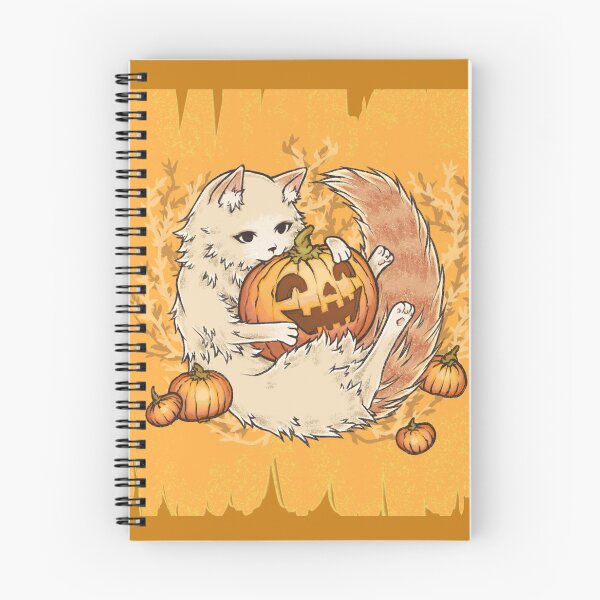 Artikelvorschau, Halloween Kürbis Katze 01 entworfen und verkauft von DevilLadyArt.