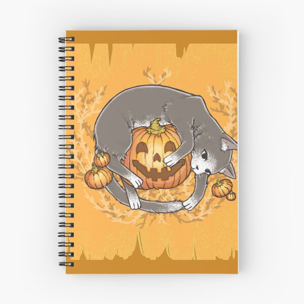 Item preview, Halloween Pumpkin Cat 03 designed and sold by DevilLadyArt.