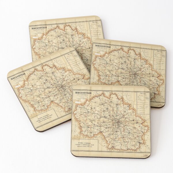 Item preview, Map of Moscow, Russia (1915) designed and sold by allhistory.