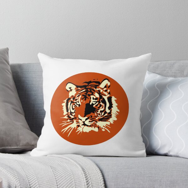Item preview, chinese new year 2022 water tiger,Orange Tiger Circle Animal Design designed and sold by zaysa.