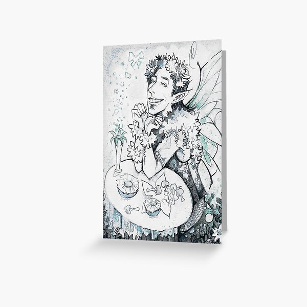 Fairy Mushrooms Greeting Card