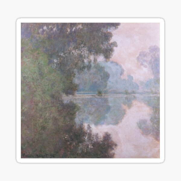 Aperçu de l'œuvre Matin sur la Seine près de Giverny - Claude Monet créée et vendue par RBEnt.
