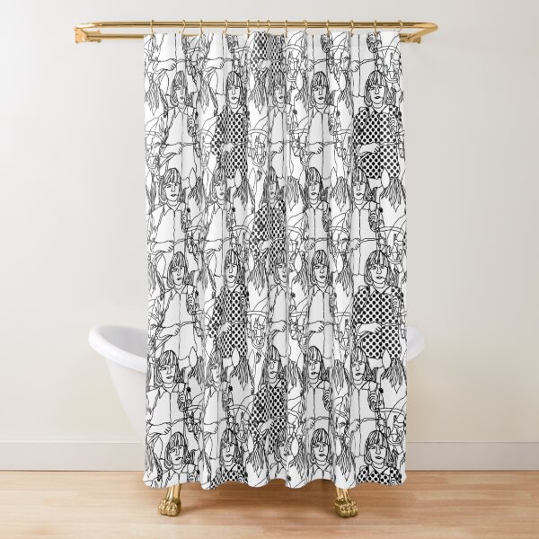 woman with horse Shower Curtain