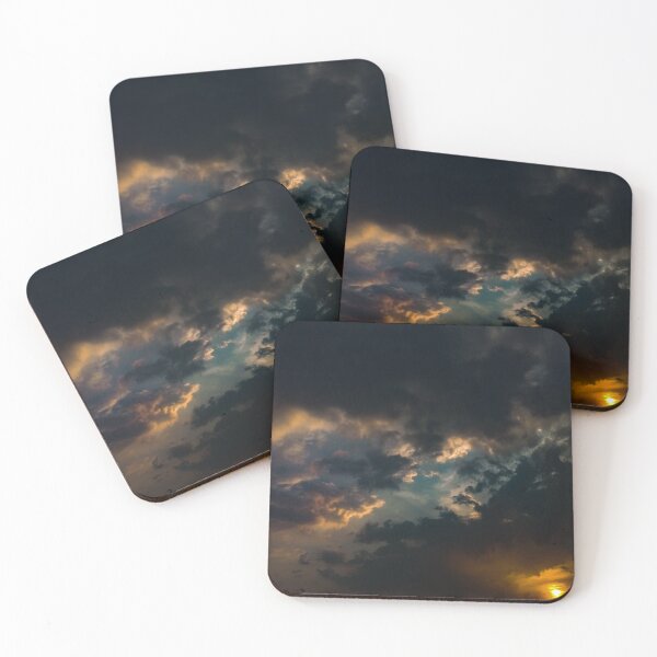 Item preview, Dark clouds and orange sun set designed and sold by hutofdesigns.