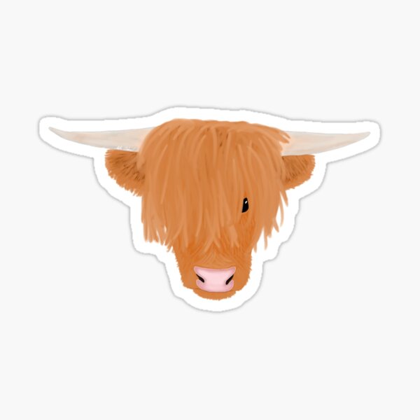 Highland Coo Sticker