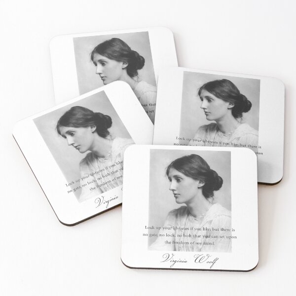 Item preview, Virginia Woolf Freedom Of My Mind Art  designed and sold by Rebel Misfits.