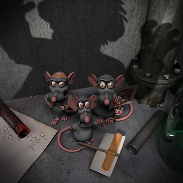 Artwork thumbnail, Lab Rats Unite by mdkgraphics