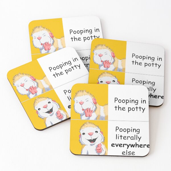 Item preview, Pooping literally EVERYWHERE else designed and sold by TeddyAndBiscuit.