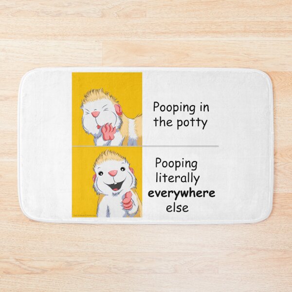 Item preview, Pooping literally EVERYWHERE else designed and sold by TeddyAndBiscuit.