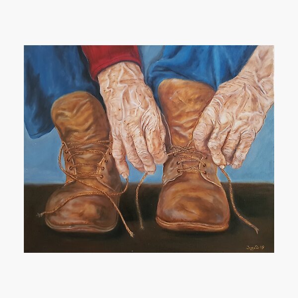 Work hands Photographic Print