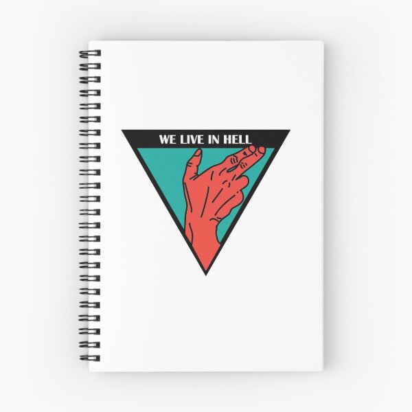 Item preview, WE LIVE IN HELL designed and sold by Gherila.