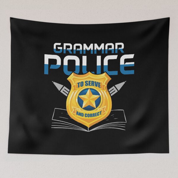 Item preview, Grammar Police to Serve And Correct Language School Teacher Gift designed and sold by Dressed For  Duty.