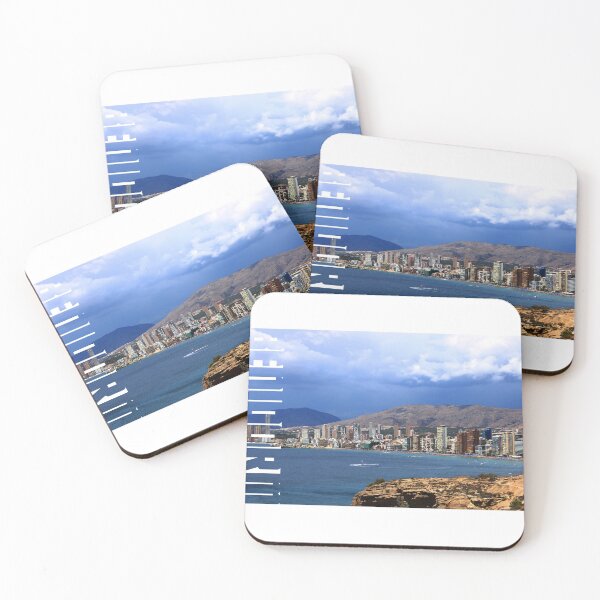 Item preview, Benidorm with cut-out wording designed and sold by qlobba.
